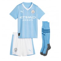 Maglie da calcio Manchester City Jack Grealish #10 Prima Maglia Bambino 2023-24 Manica Corta (+ Pantaloni corti)